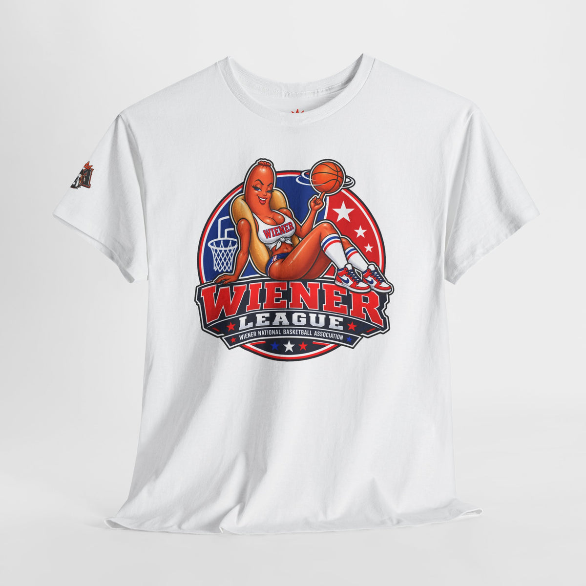 Wiener League Basketball Tee | 47-Page Policy Graphic Shirt | Inappropriate Athletics