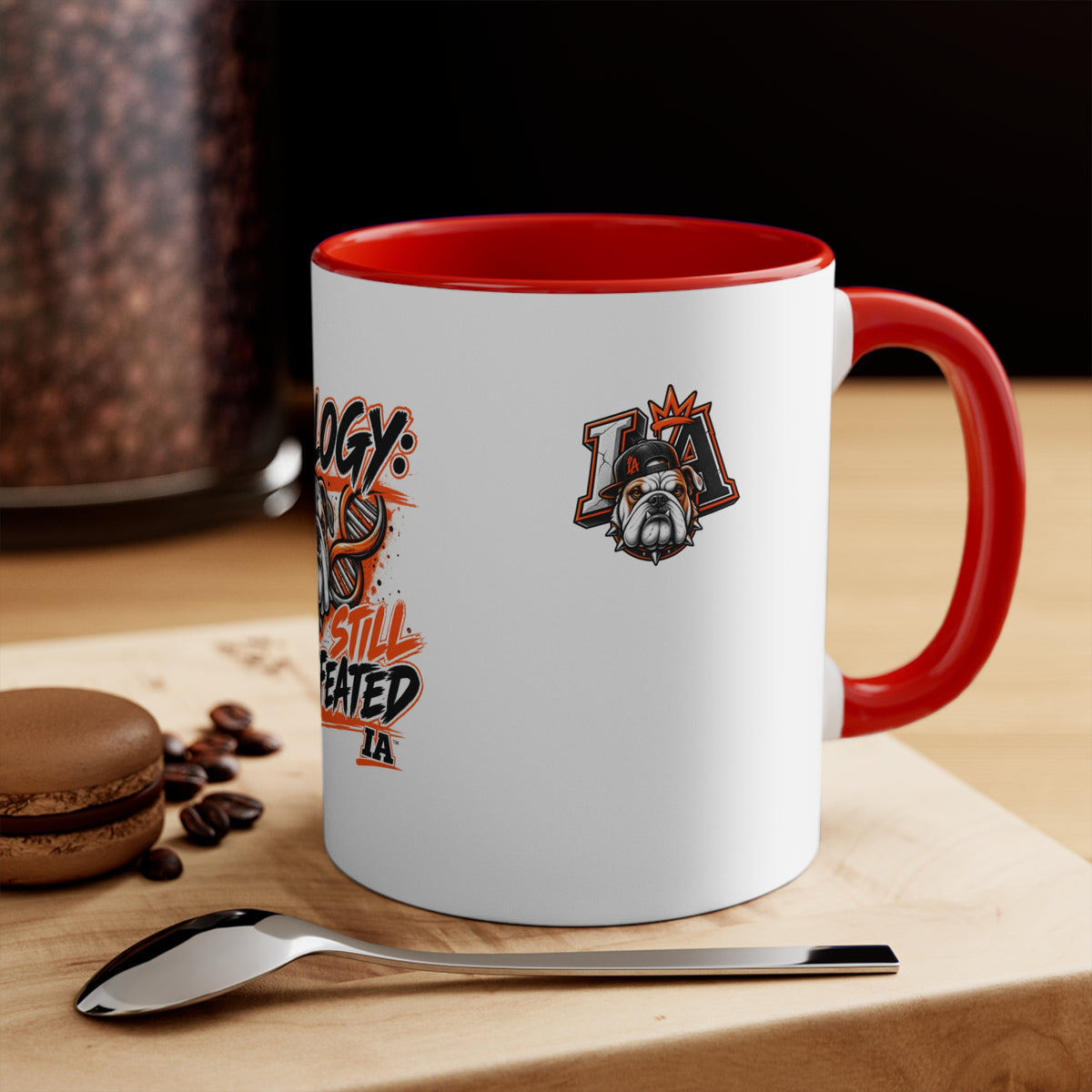 BIOLOGY: STILL UNDEFEATED — IA 11oz Accent Mug