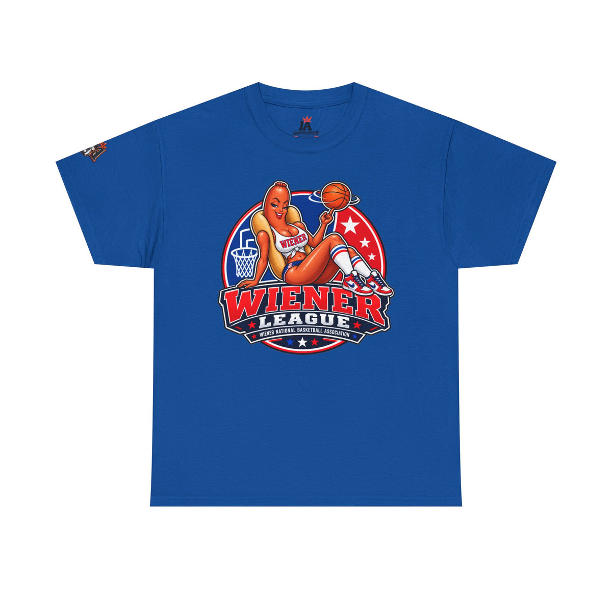 Wiener League Basketball Tee | 47-Page Policy Graphic Shirt | Inappropriate Athletics